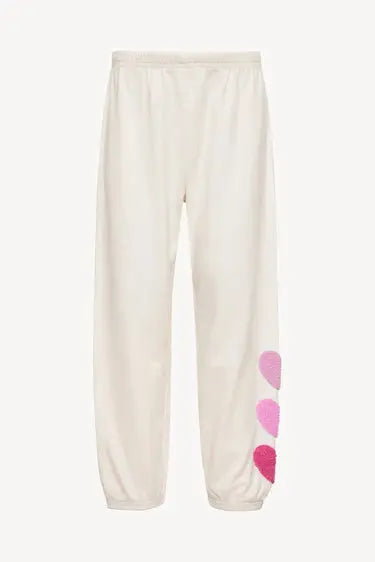 Beach Riot Little Georgie Pant XOXO Cream Beach Riot