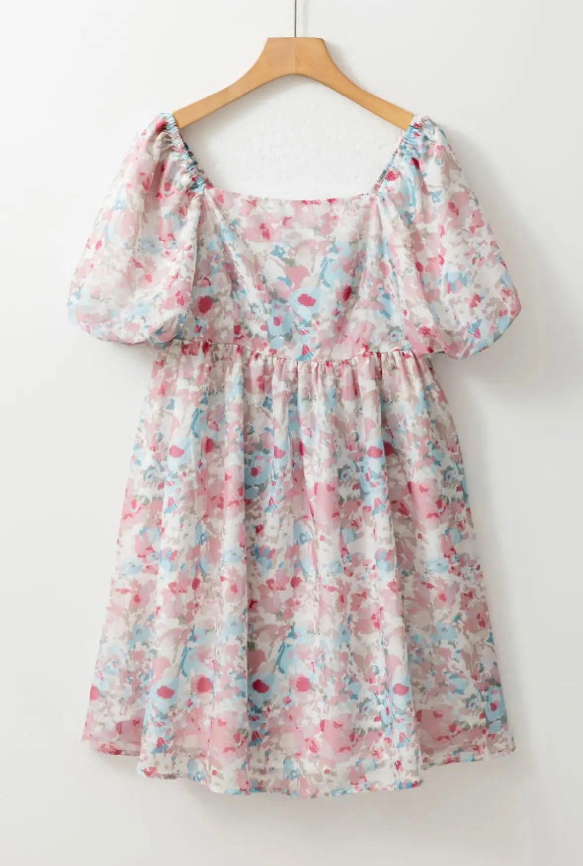 Floral Puffed Sleeve Mini Florida Girl Fashion Boutique