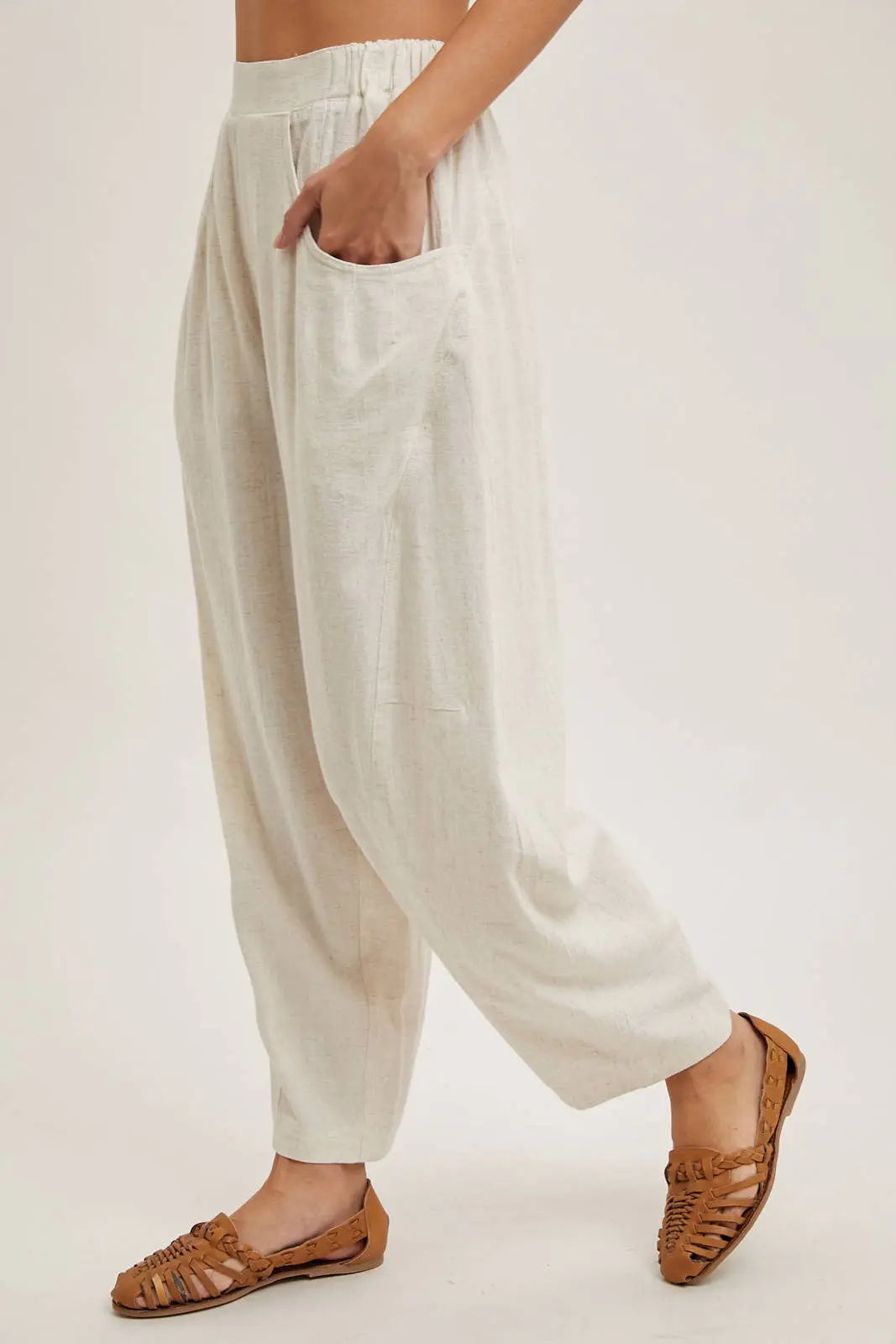Relaxed Barrel Pants Bluivy