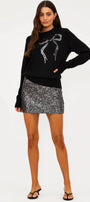 Beach Riot Trixie Skirt Gunmetal