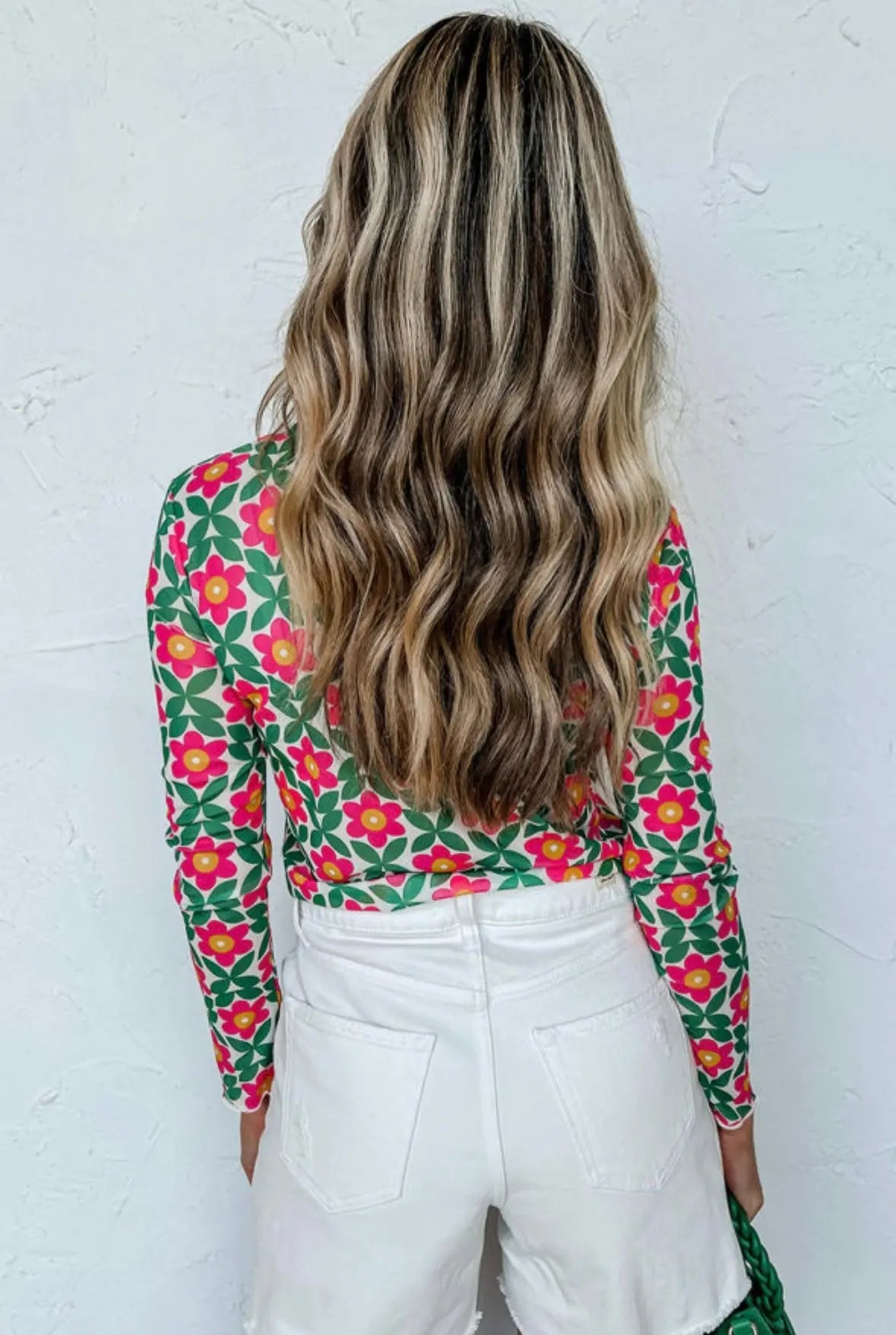 Retro Bloom Long Sleeve Top Florida Girl Fashion Boutique
