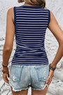 Stripped Ribbed Tank Florida Girl Fashion Boutique