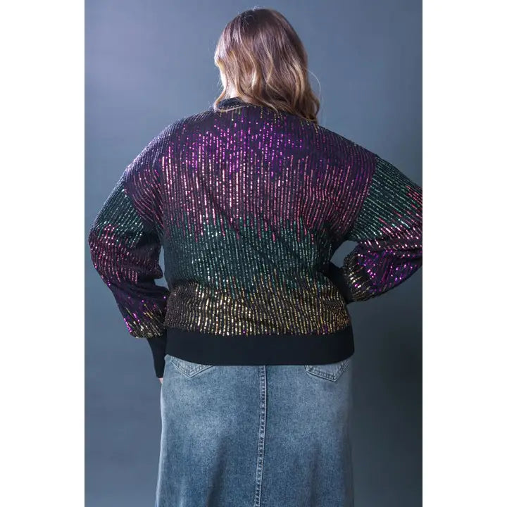 Sequin Bomber jacket FLYING TOMATO
