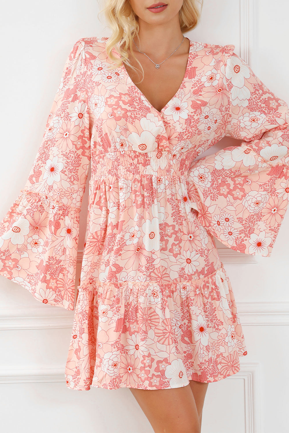 Hippie Floral Midi Dress Florida Girl Fashion Boutique
