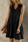 V Neck Tiered Ruffled Flowy Dress Florida Girl Fashion Boutique
