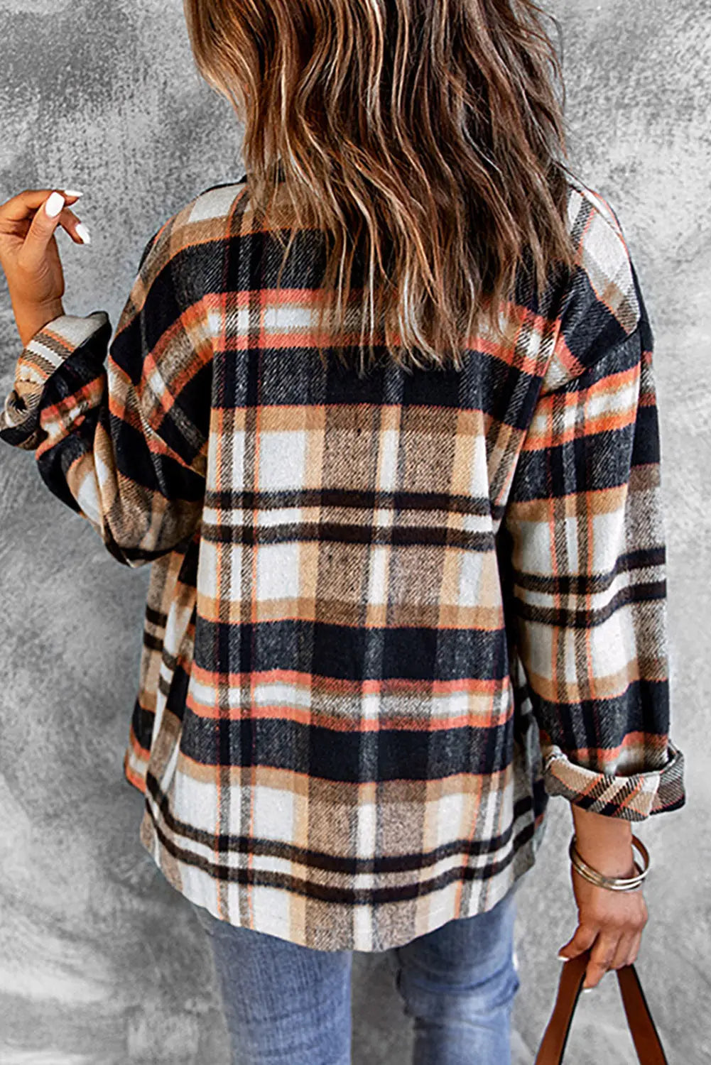 Harvest Plaid Button-Up Shacket Florida Girl Fashion Boutique