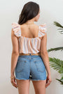 Multi Striped Top Blu Pepper