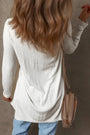 Ribbed Button Up Tunic Cardi Florida Girl Fashion Boutique