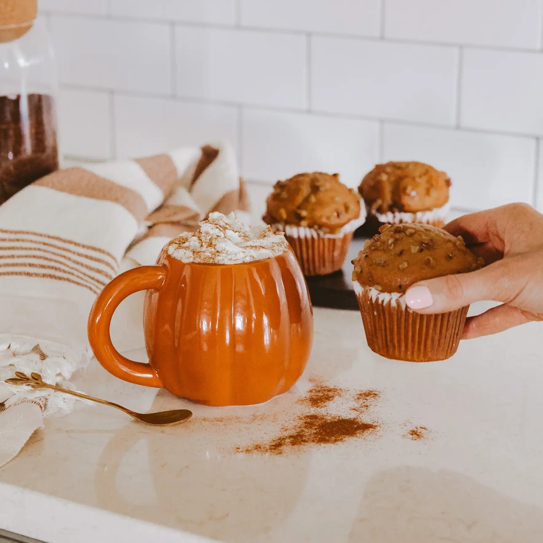 *NEW* Orange Pumpkin Coffee Mug - Fall Decor & Gifts Sweet Water Decor