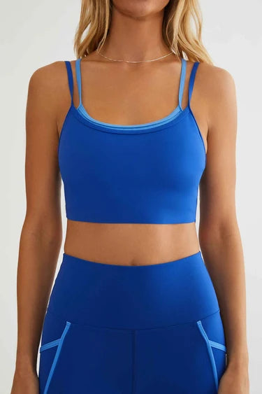 Beach Riot Winston Top Midnight Bluebell Colorblock
