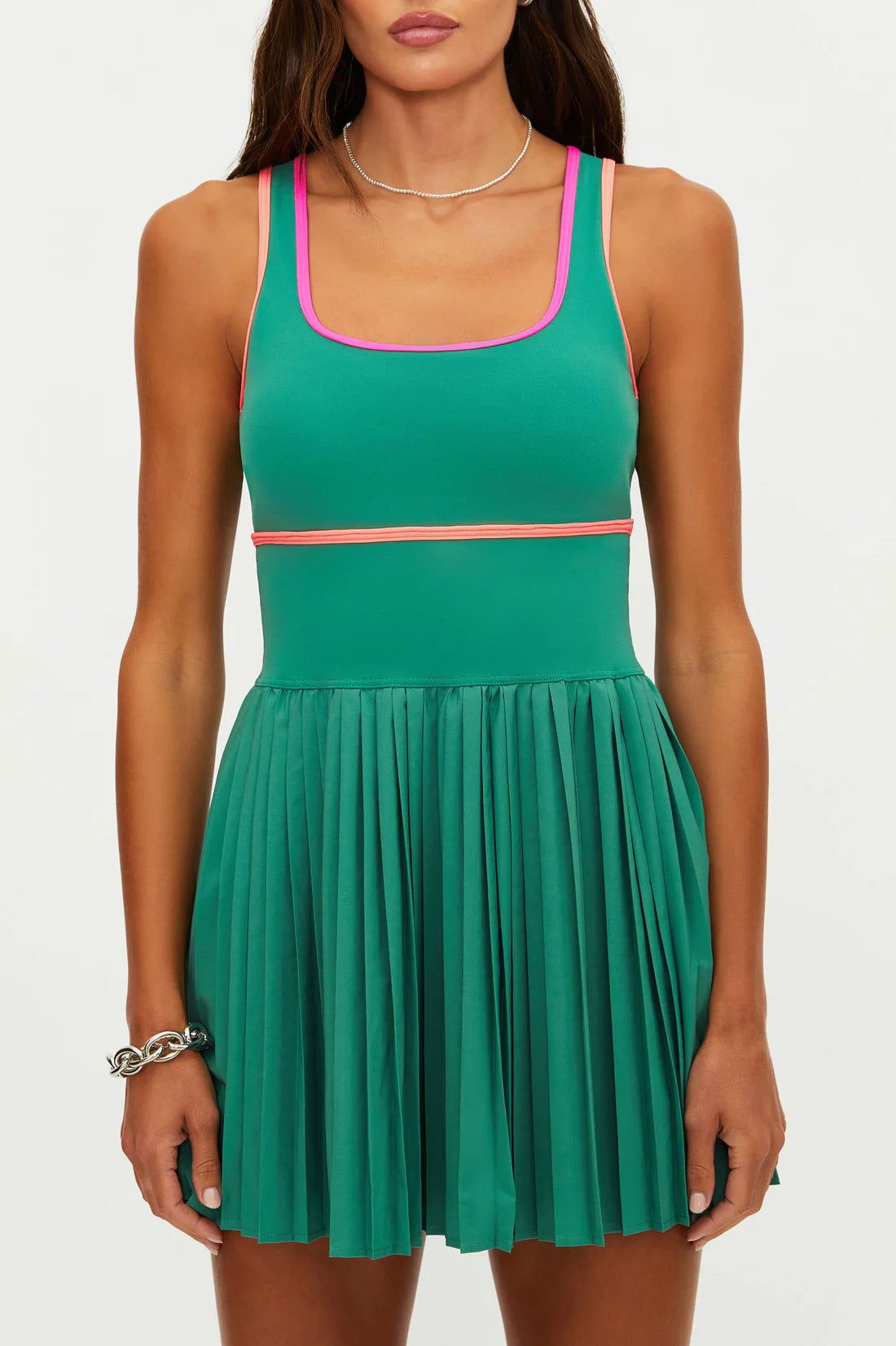 Beach Riot Antonia Dress Rally Green Colorblock