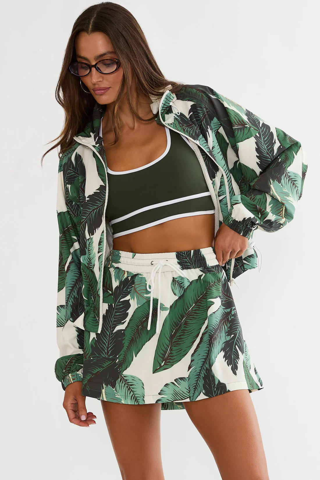 Beach Riot Casen Jacket Banana Palms