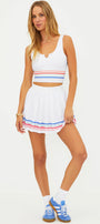 Beach Riot Irina Skirt Bright White Horizon