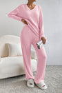Light Pink Ribbed 2 Piece Set Florida Girl Fashion Boutique