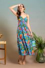 Blue Tropical Maxi Florida Girl Fashion Boutique