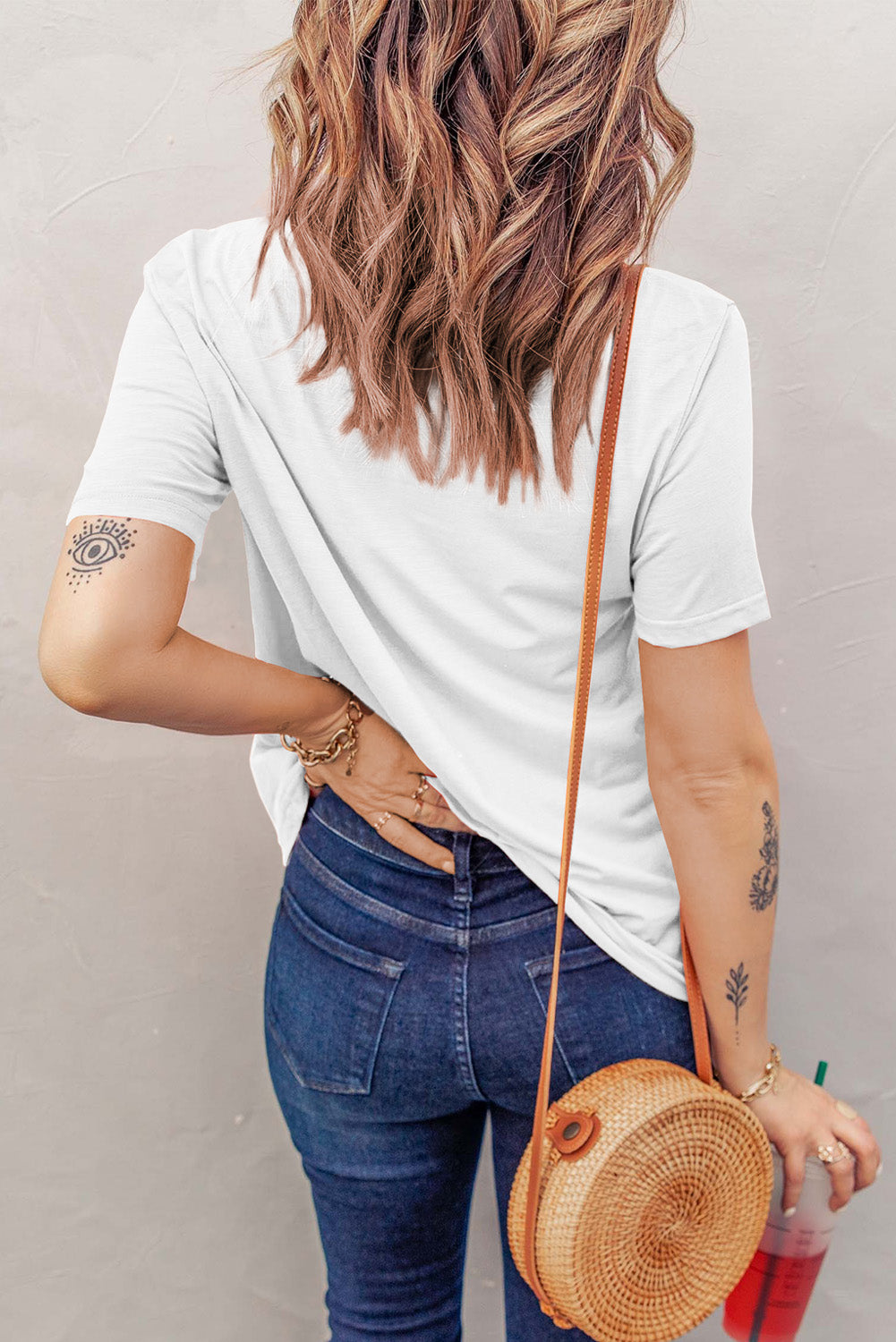 White Distressed Tee Florida Girl Fashion Boutique