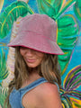 Allover Rhinestone Bucket Hat C.C Beanie