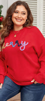 Merry Sweater Plus Florida Girl Fashion Boutique