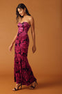 Velvet Printed Maxi FLYING TOMATO