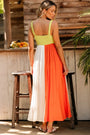 Color Striped Flare Maxi Florida Girl Fashion Boutique