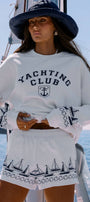 Beach Riot Devyn Oversized Sweatshirt Regatta Anchor
