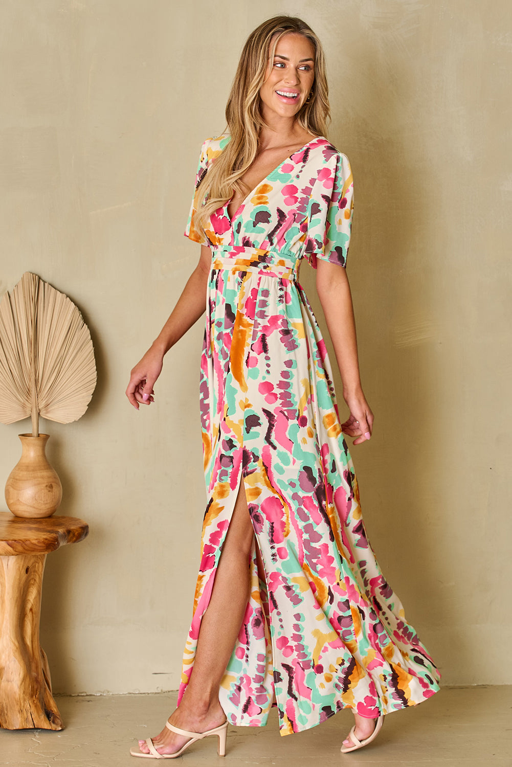 Water Color Print Maxi Florida Girl Fashion Boutique