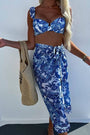 Navy and White Floral Bikini Florida Girl Fashion Boutique