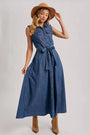 DENIM MAXI DRESS Bluivy