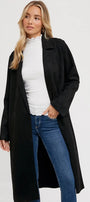 Faux Suede Coat Bluivy