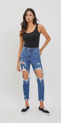 Cello High Rise Mom Jean Cello Jeans