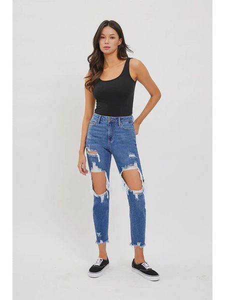 Cello High Rise Mom Jean Cello Jeans