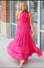 Rose Frilled Maxi Florida Girl Fashion Boutique