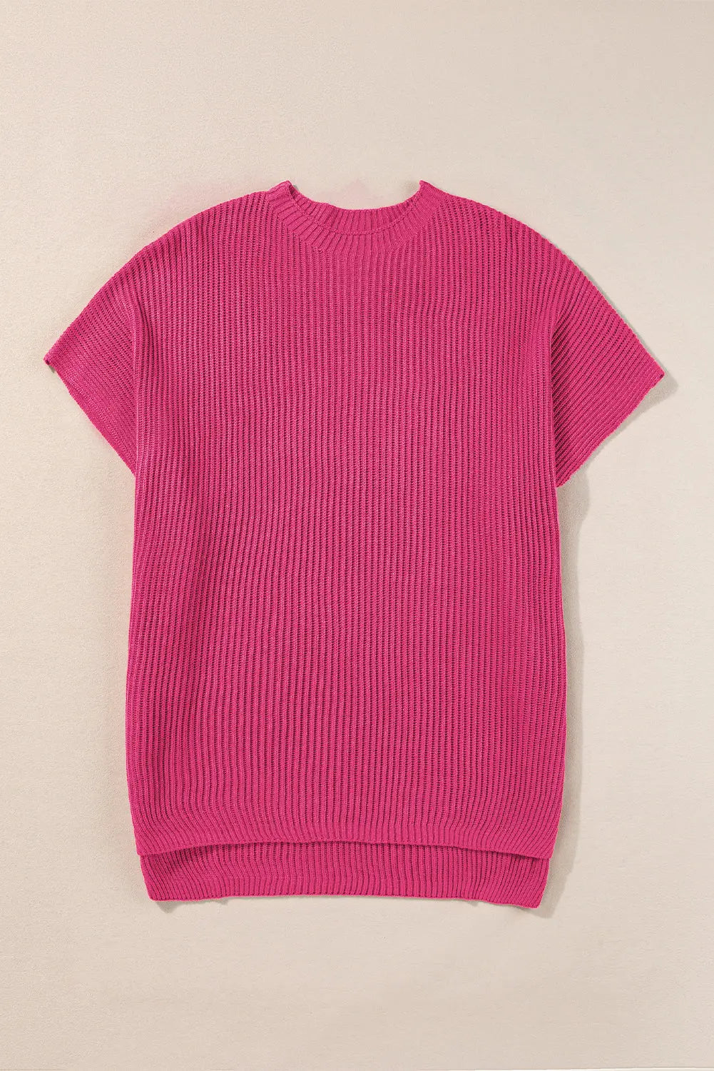 Pink Side Slit Sweater Top Florida Girl Fashion Boutique