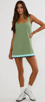 Beach Riot Mischa Dress Sage Mist Matte