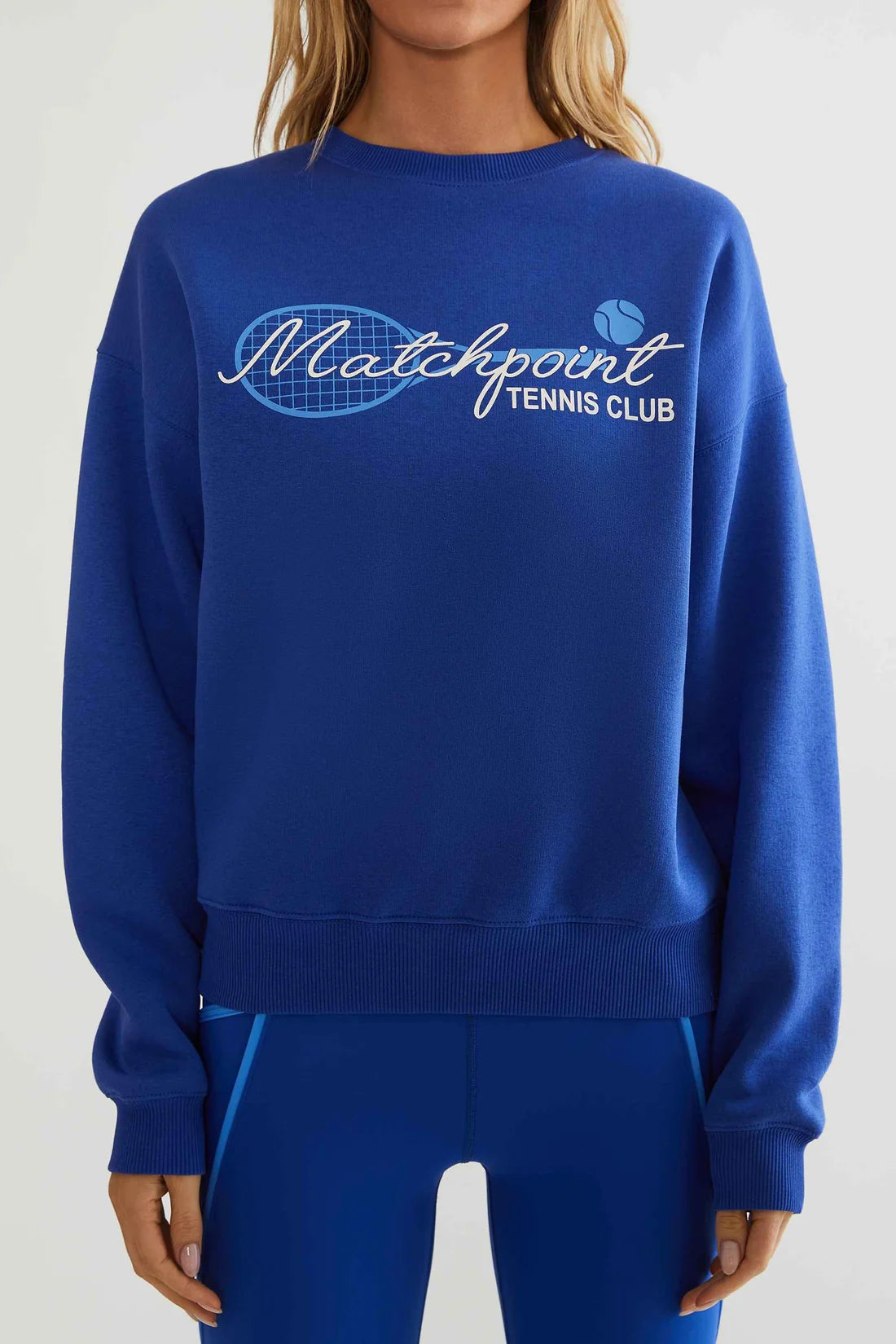 Beach Riot Devyn Oversized Sweatshirt Midnight Bluebell