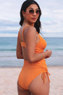 Adjustable Straps Ribbed Knit One Piece Swimsuit Florida Girl Fashion Boutique