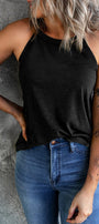 Black Halter Tank Florida Girl Fashion Boutique