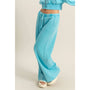 Wide Leg Drawstring Washed Sweatpants HYFVE