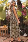 Contrast Trim Leopard Maxi Florida Girl Fashion Boutique