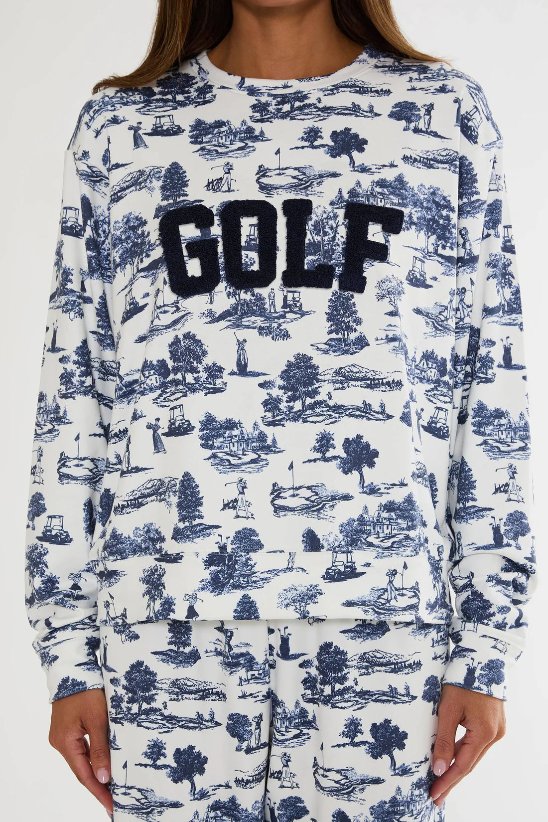 Beach Riot Cassia Top Evening Golf Toile