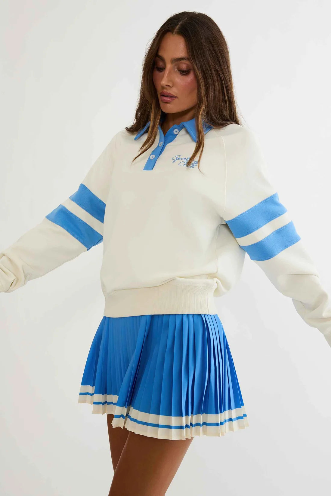 Beach Riot Bennett Top Opal Sky Colorblock
