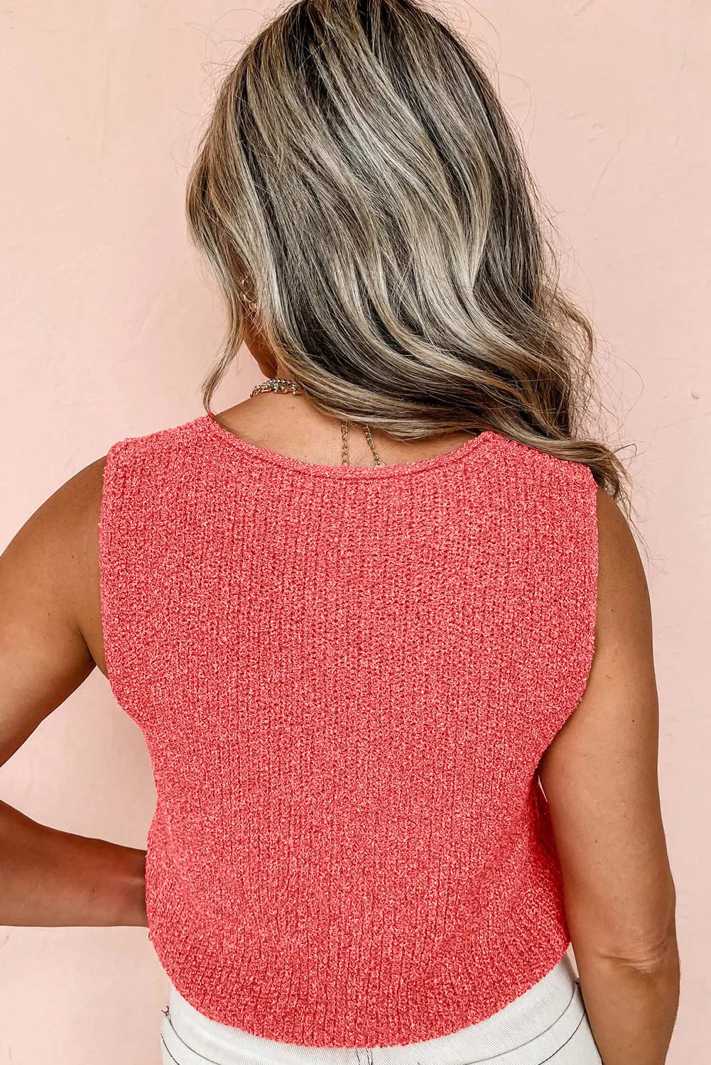 Lace Front Sweater Vest Florida Girl Fashion Boutique