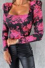Rose Floral Print Top Florida Girl Fashion Boutique