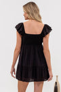 Black Ruffle Mini Dress Florida Girl Fashion Boutique