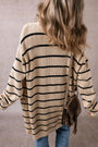 Black Stripe Shawl Cardi Florida Girl Fashion Boutique