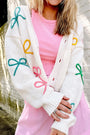Colorful Bow Cardi Florida Girl Fashion Boutique