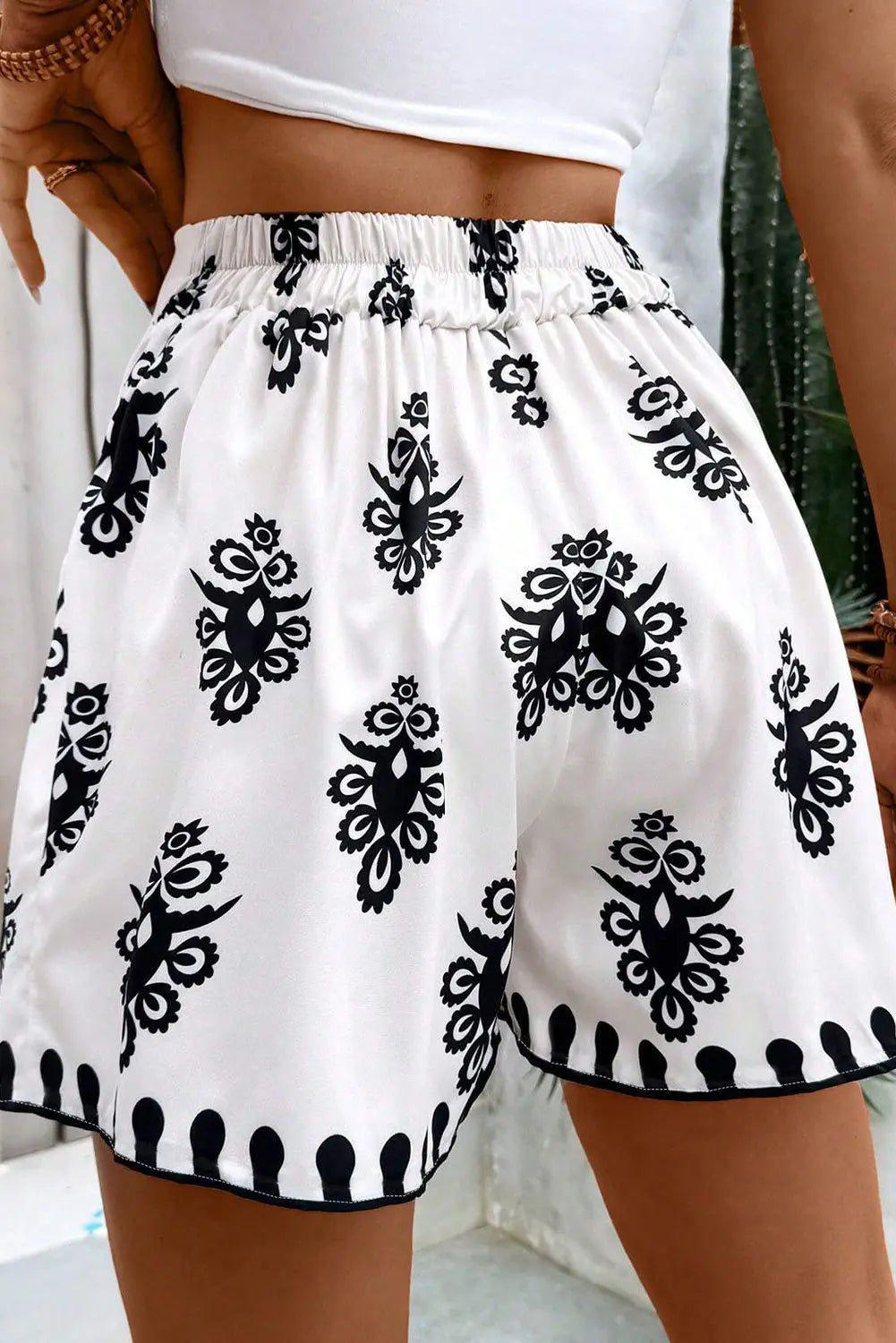 Geo Print Casual Short Florida Girl Fashion Boutique