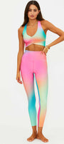 Beach Riot Piper Legging Strawberry Sunset Ombre