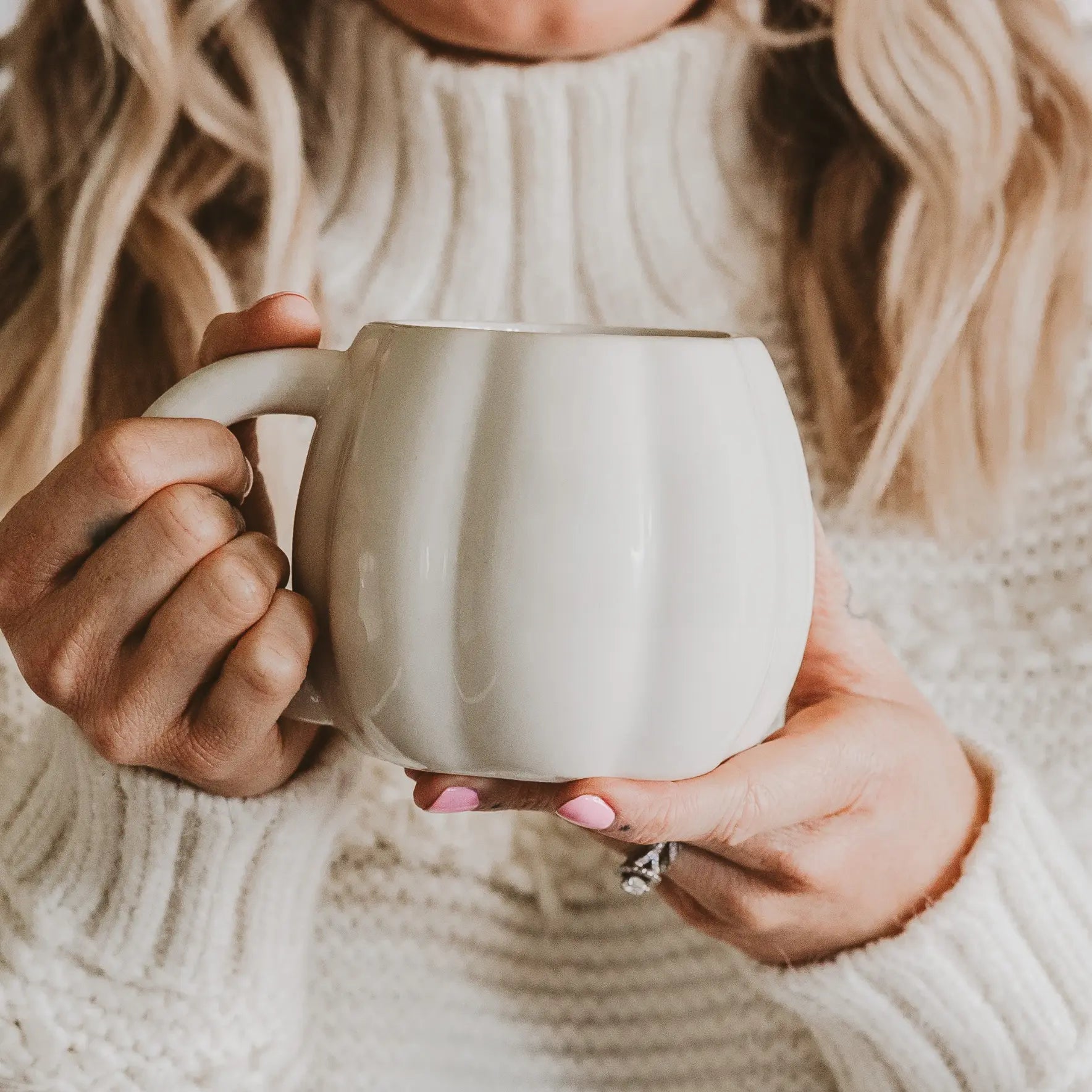 *NEW* Cream Pumpkin Coffee Mug - Fall Decor & Gifts Sweet Water Decor