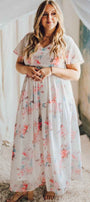White Floral Maxi Florida Girl Fashion Boutique